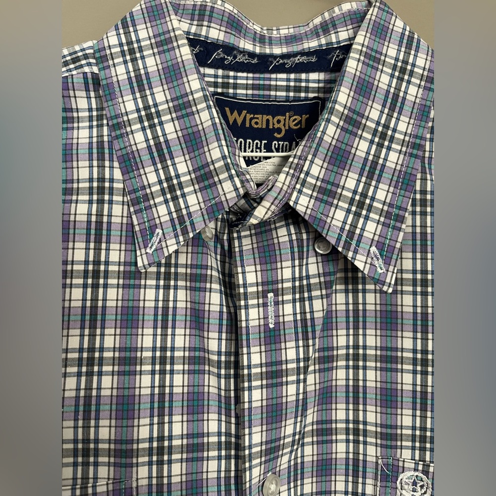 Wrangler George Strait Button Down Size Medium
